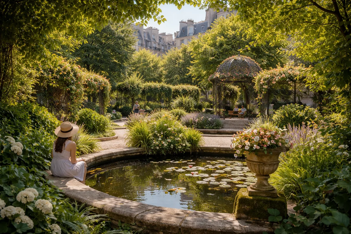 Comment profiter des jardins secrets à Paris pour une escapade paisible