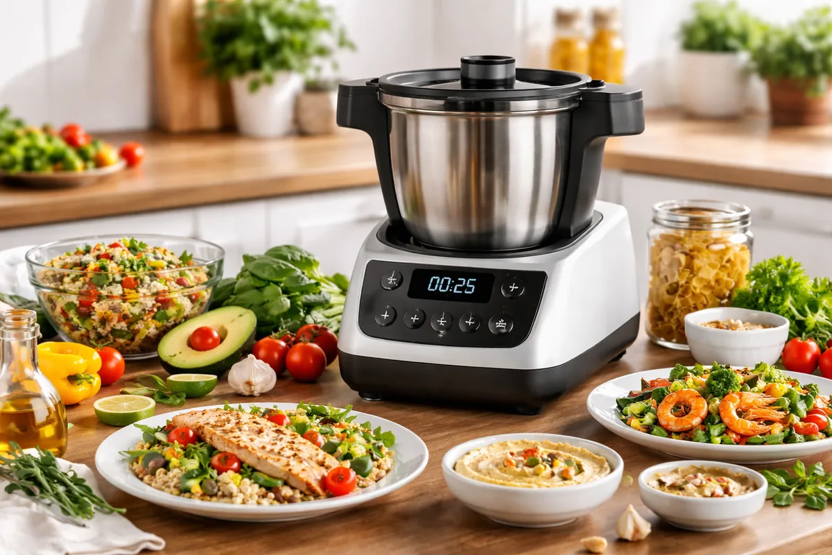 Comment préparer des recettes saines et équilibrées avec un robot de cuisine