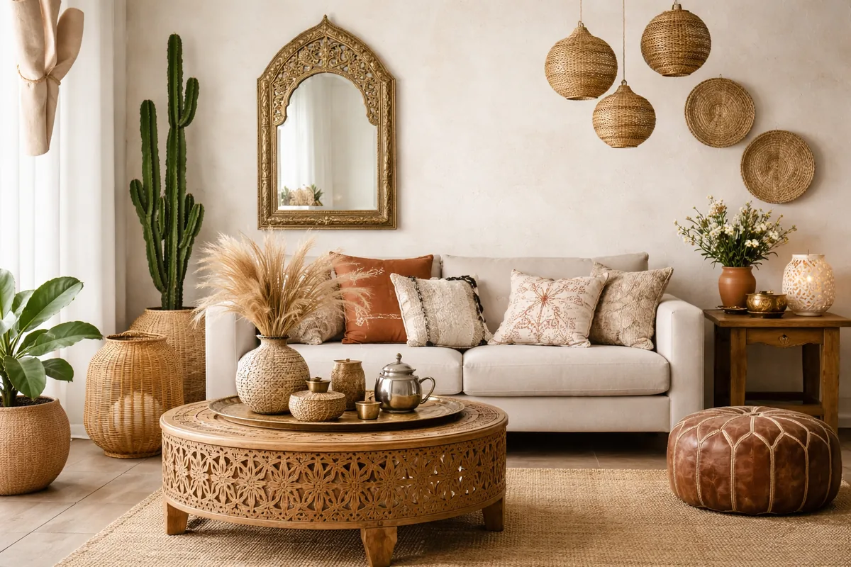 Comment utiliser l'artisanat marocain pour personnaliser votre décoration intérieure