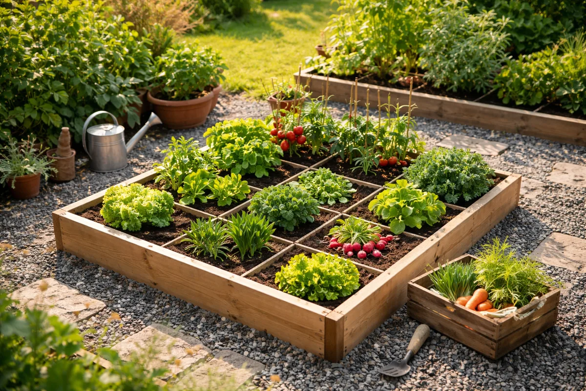Comment créer un potager en carré chez soi sans trop de matériel