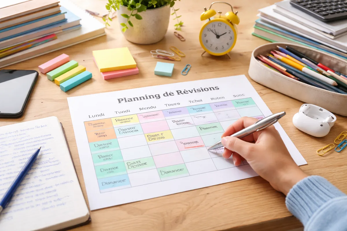 Comment utiliser un planning de révisions gratuit pour le Bac et le Brevet